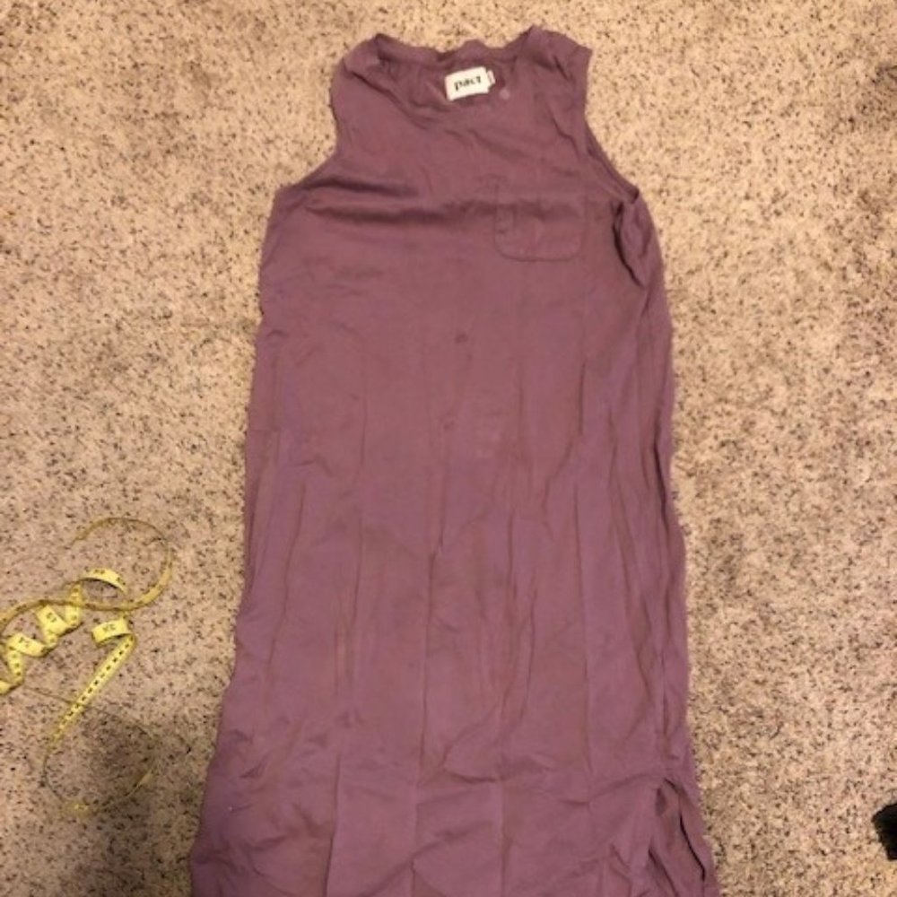 Pact Long Shirt Dress